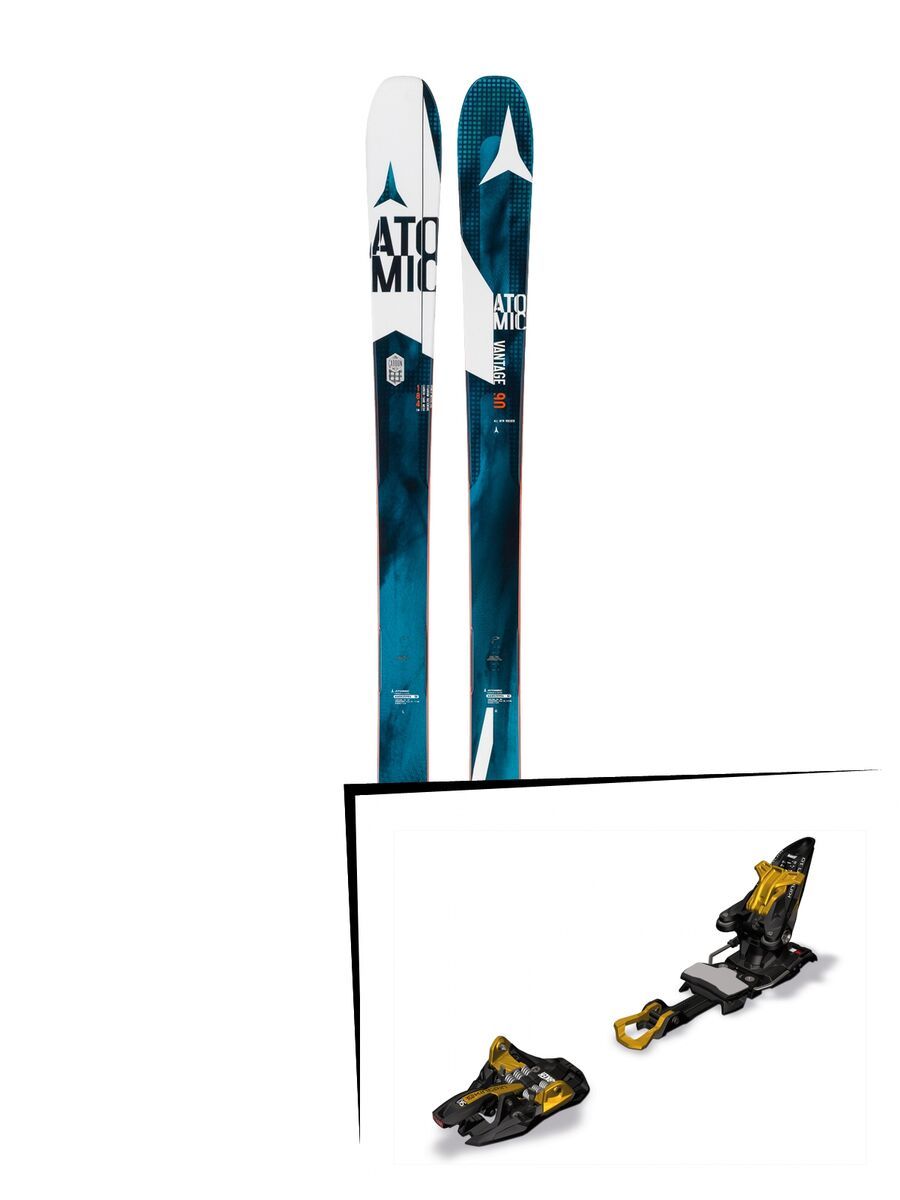 Set: Atomic Vantage 90 CTI 2017 + Marker Kingpin 10 75-100 mm, black/gold - Skiset - Bild 1