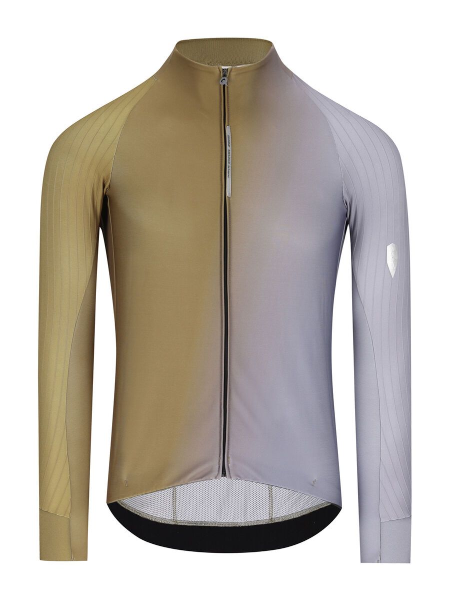 Q36.5 Gregarius Hybrid Big Fade Long Sleeve Jersey, drab green - Bild 1