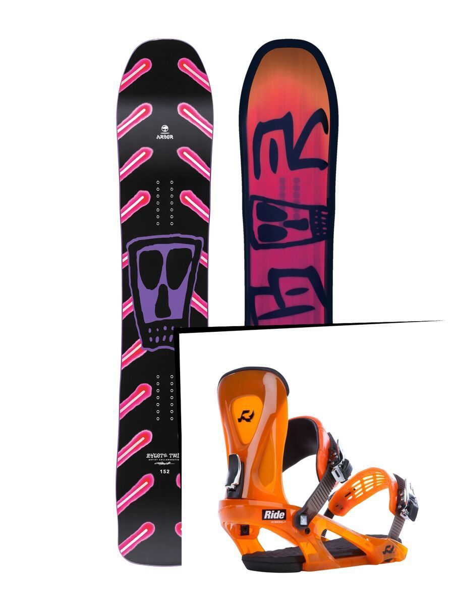 Set: Arbor Zygote Twin 2017 + Ride KX (1178191S) - Bild 1