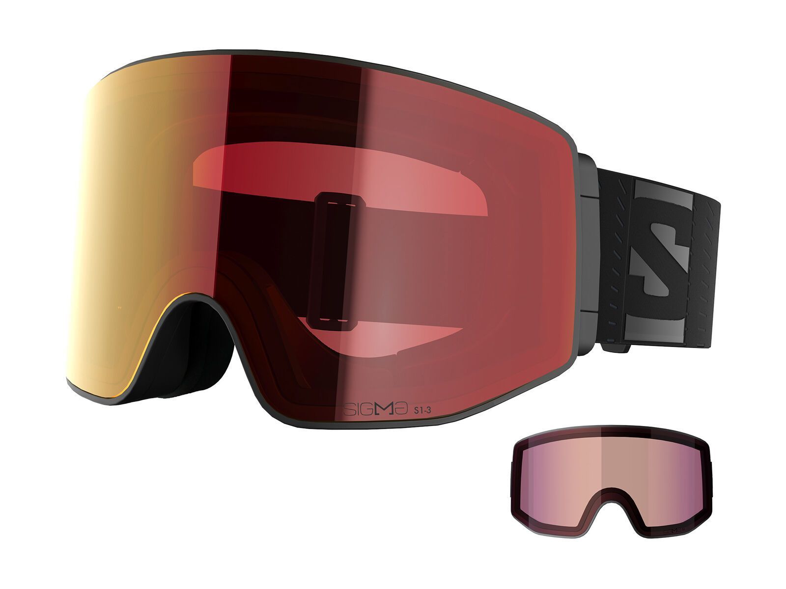 Salomon Sentry Prime + WS, Sigma Photochromic Poppy Red / black - Bild 1