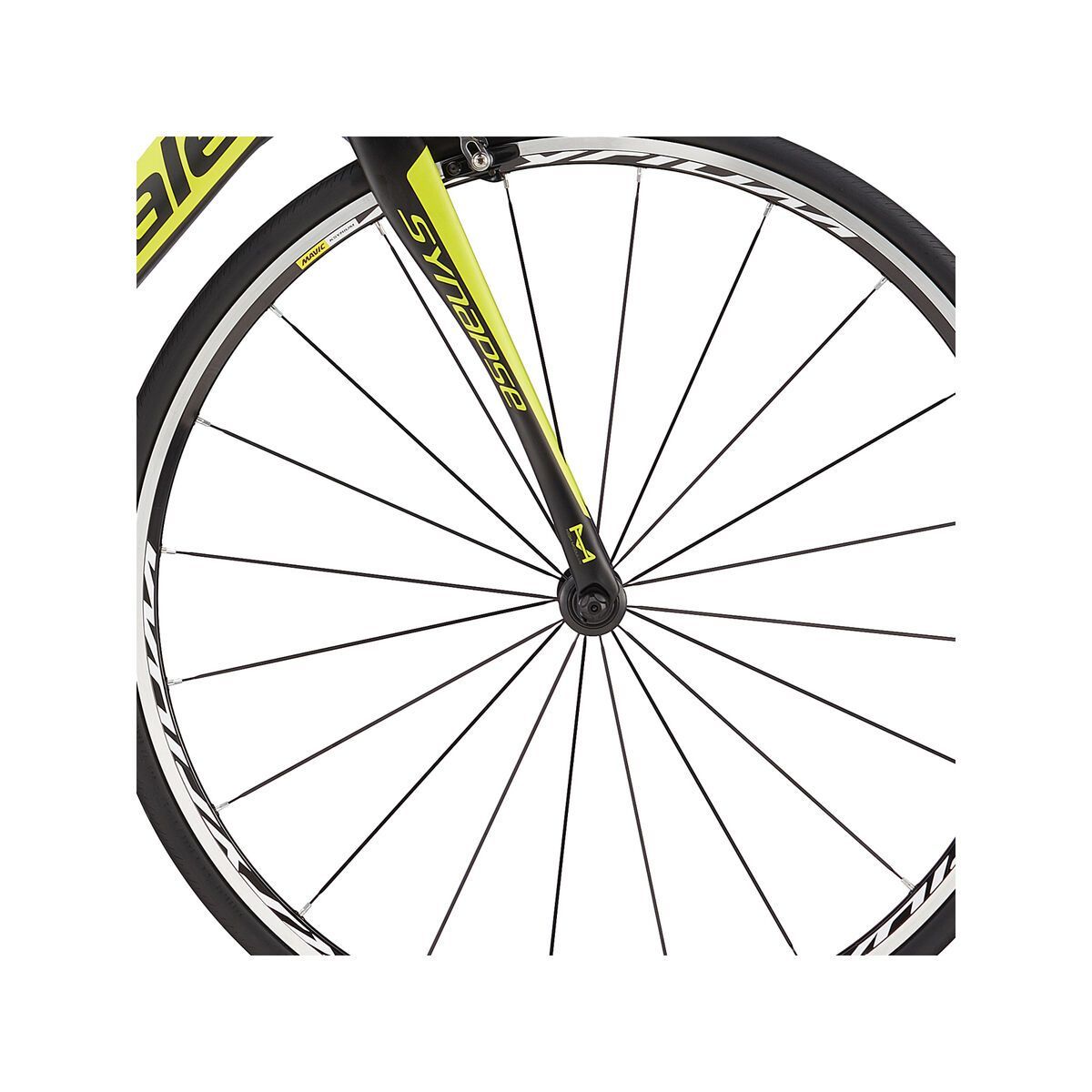 Cannondale Synapse Hi-Mod Dura Ace, neon spring w/ exposed carbon and nearly black - Bild 2