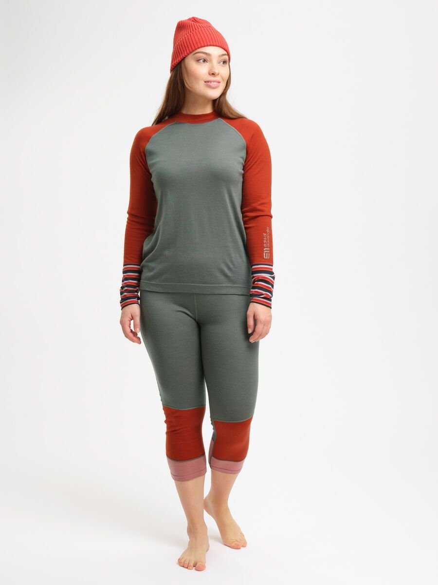 Elevenate Women's Primo Crew, gray green - Bild 2