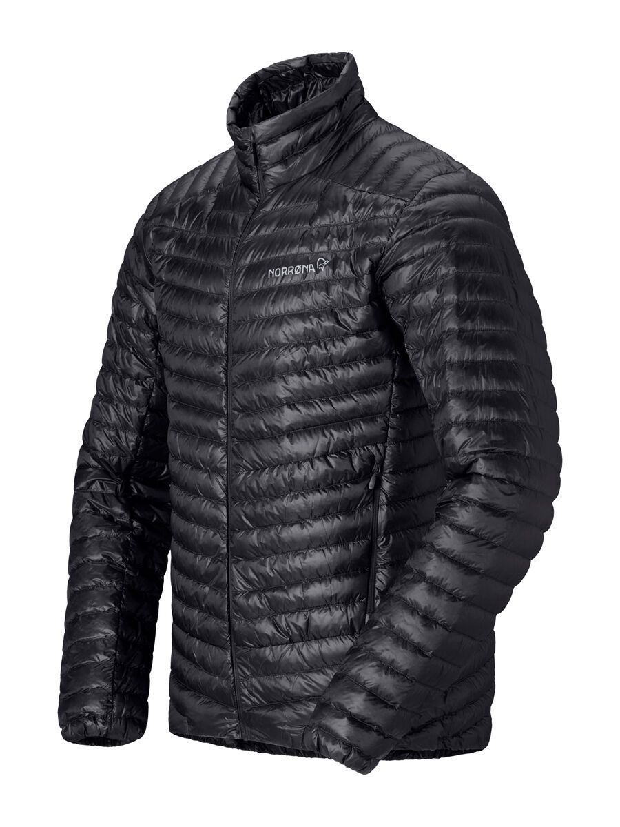 Norrona trollveggen down800 super light Jacket M's, caviar black - Bild 2