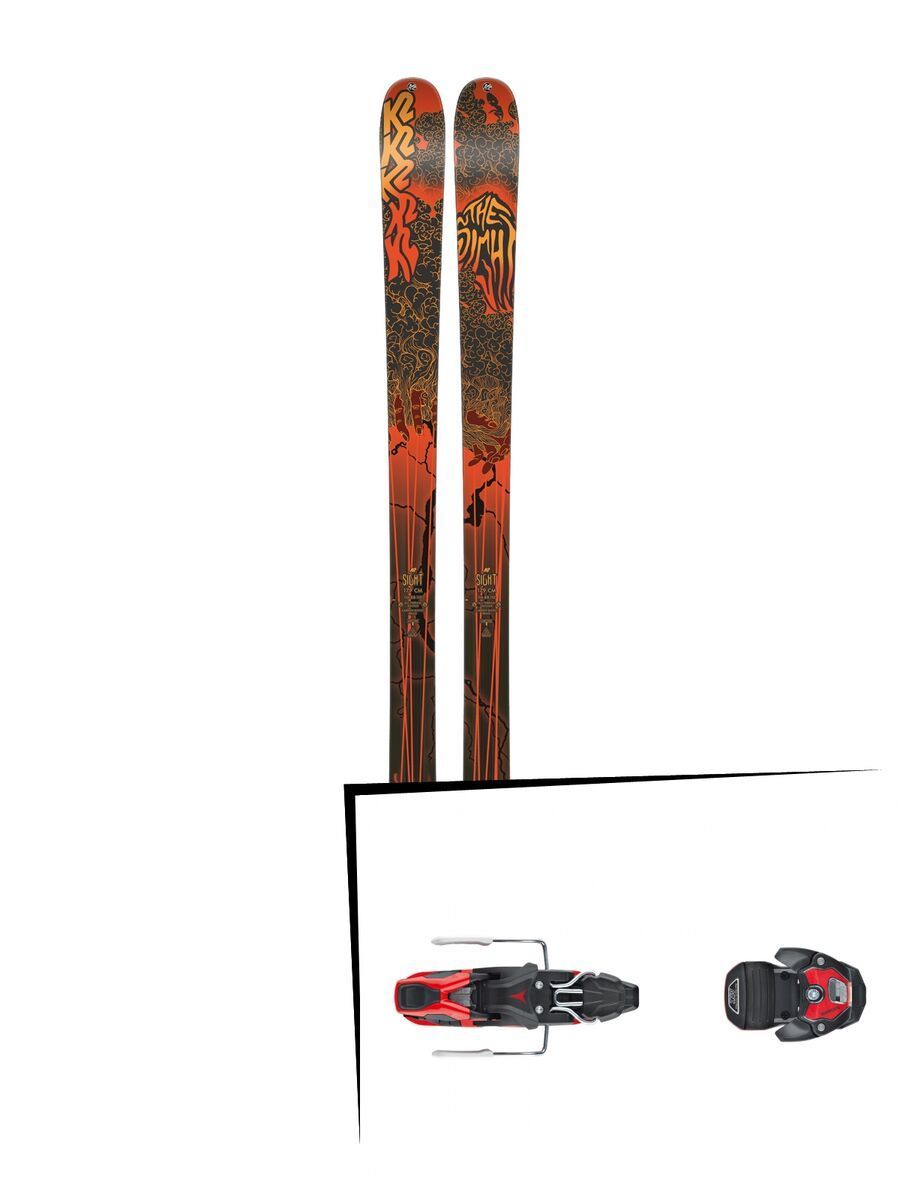 Set: K2 SKI Sight 2019 + Atomic Warden MNC 11 black/red - Bild 1