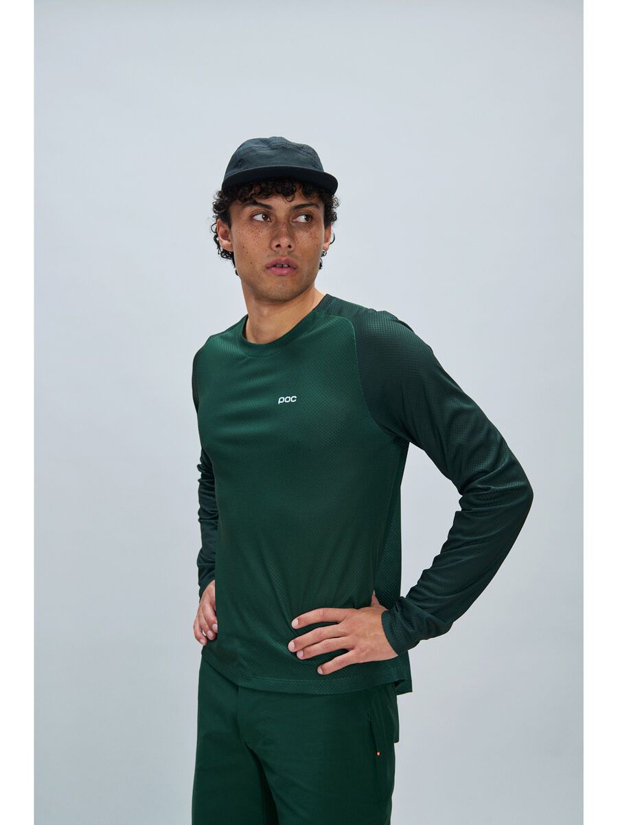 POC M's Motion Air L/S Jersey, pargasite green - Bild 5