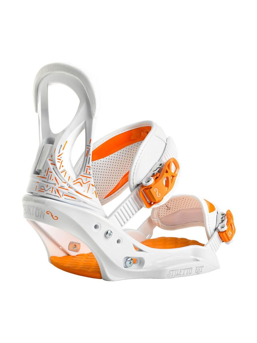 Burton Stiletto EST, White And Orange - Bild 2