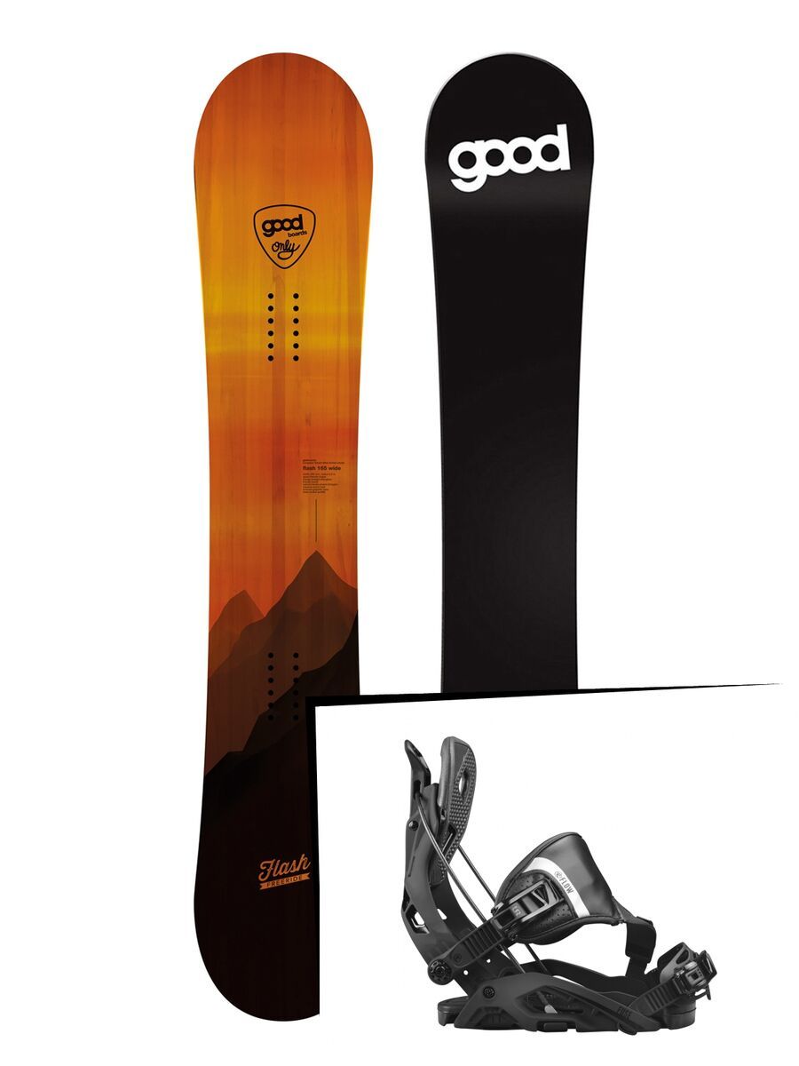 Set: goodboards Flash Long 2017 + Flow Fuse Hybrid (1718360S) - Bild 1
