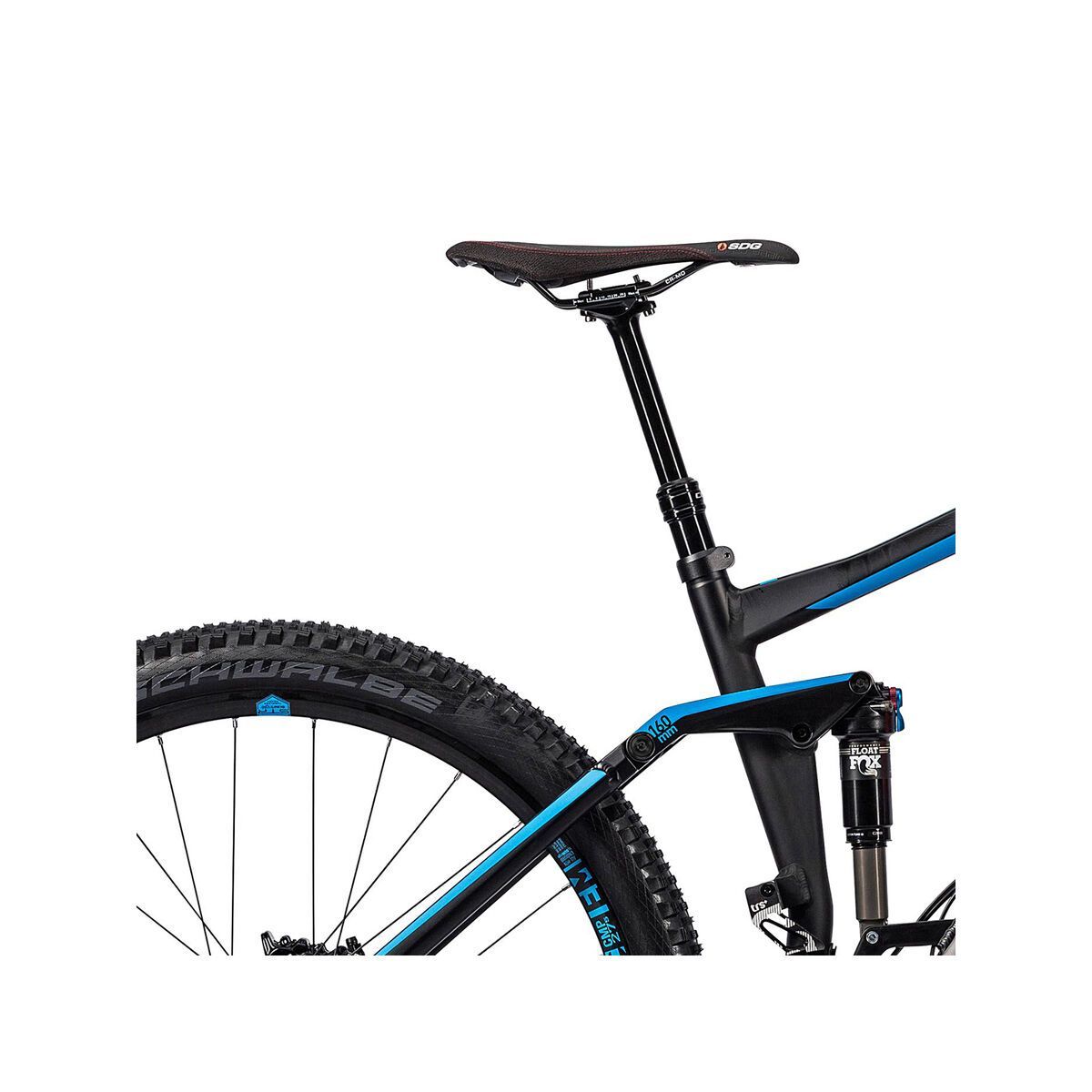 Cube Stereo 160 HPA Race 27.5, black´n´flashred´n´blue - Bild 6