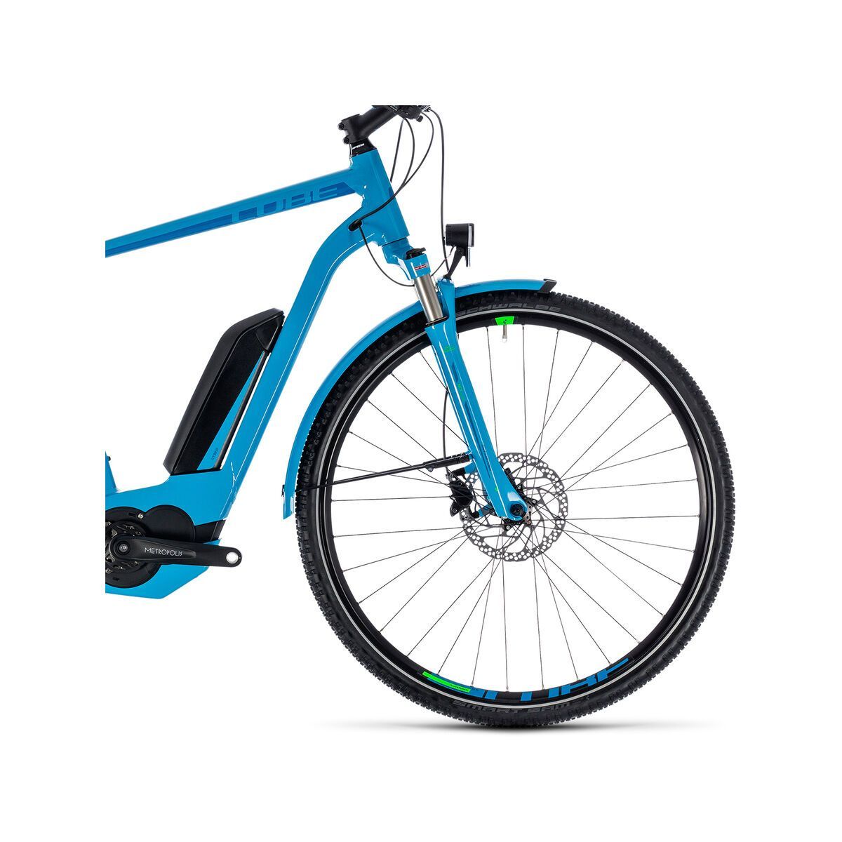 Cube Cross Hybrid Race Allroad 500, blue´n´green - Bild 3