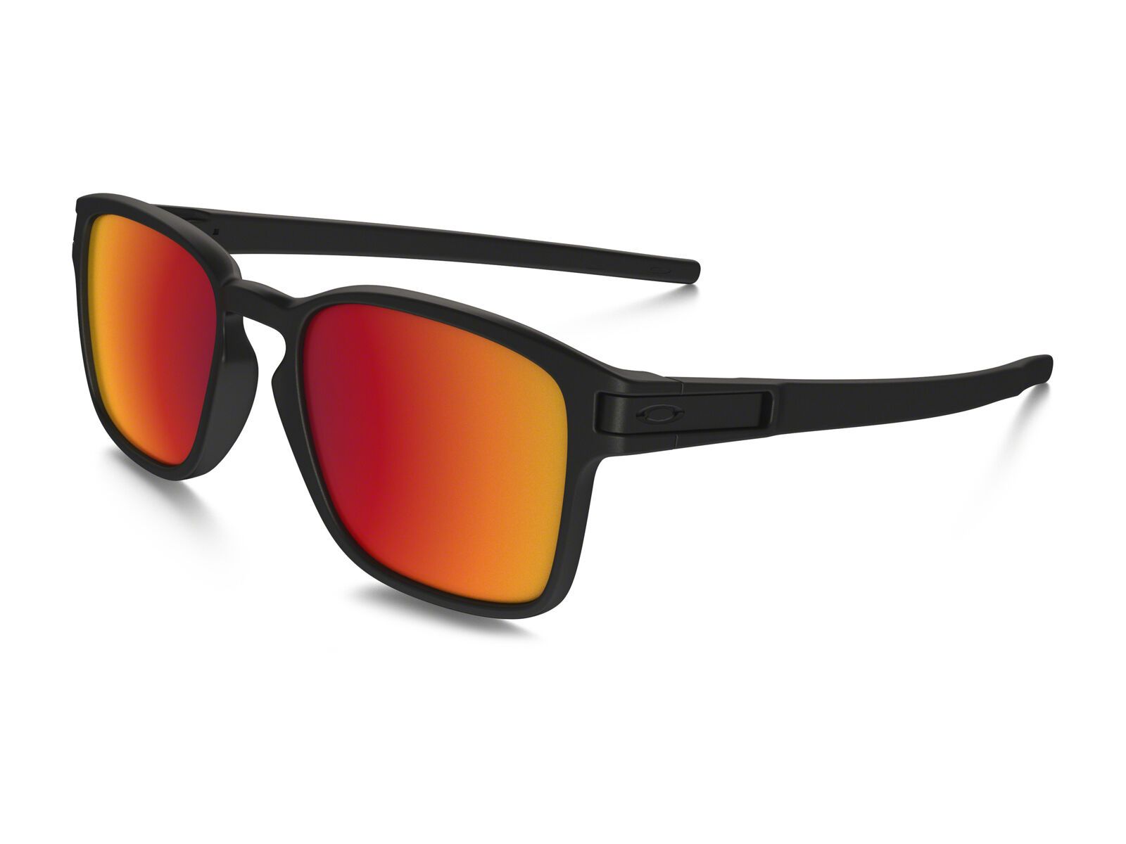 Oakley Latch Square, matte black/Lens: torch iridium - Bild 1