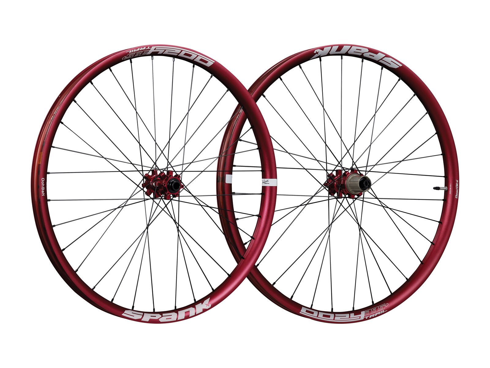 Spank Oozy Trail 395+ Wheelset 27.5 Plus, red - Bild 1
