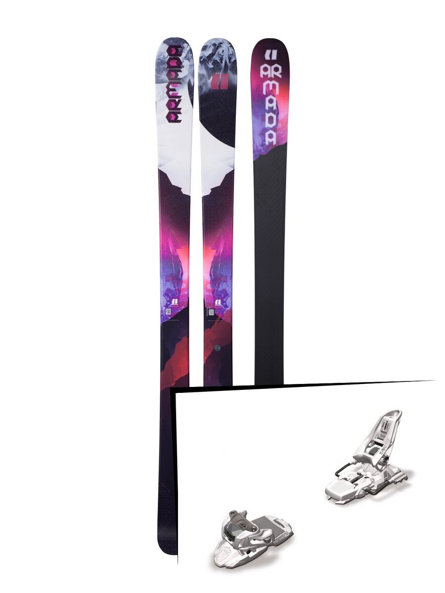 Set: Armada Victa 97 Ti 2018 + Marker Squire 11 white - Bild 1