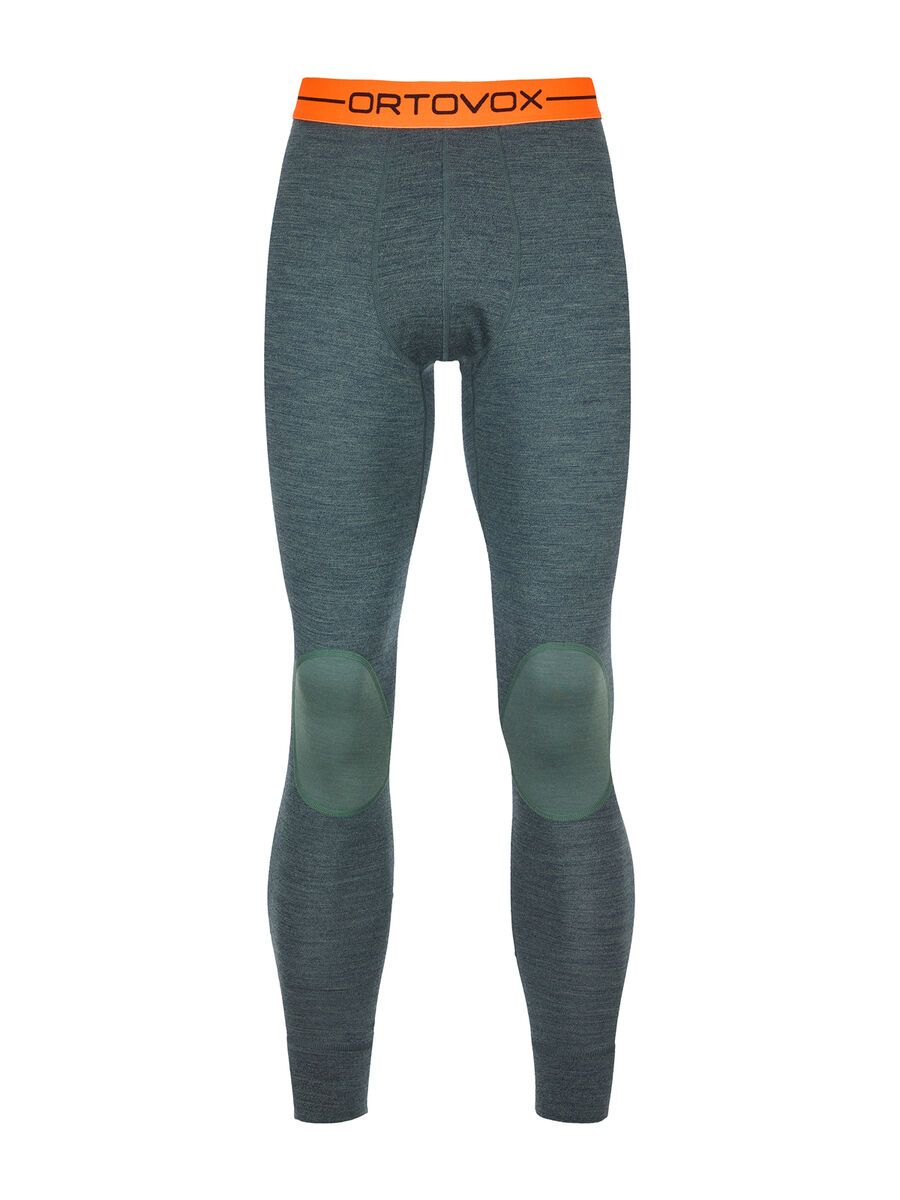 Ortovox 185 Merino Rock'n'Wool Long Pants M, green forest blend - Bild 1