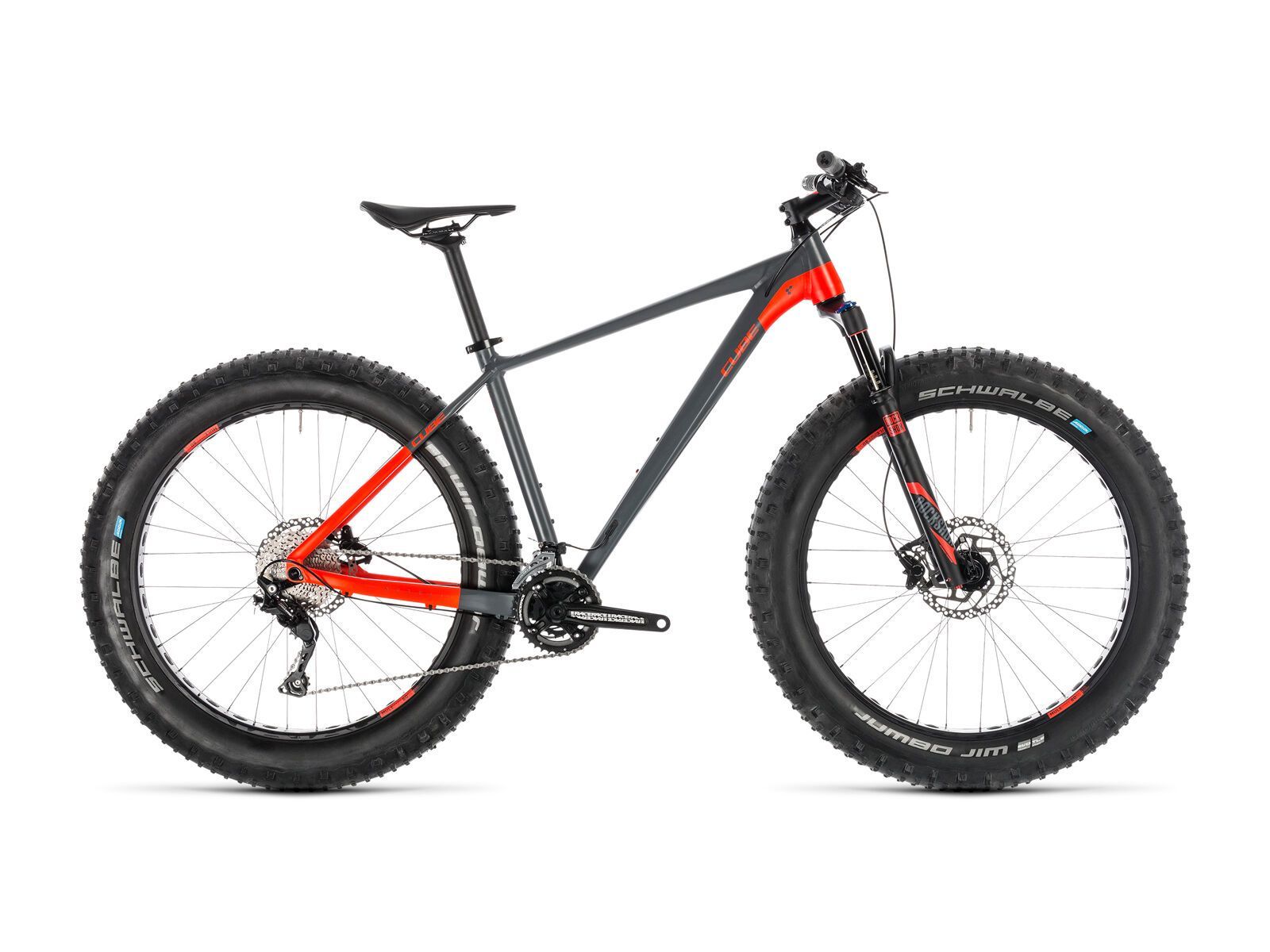 Cube Nutrail, grey´n´flashred - Bild 1