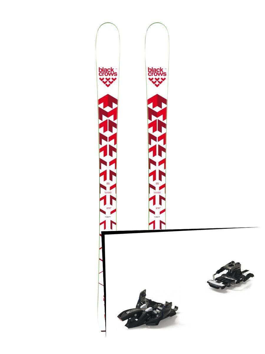 Set: Black Crows Vertis Birdie 2019 + Marker Alpinist 9 Long Travel black/titanium - Bild 1