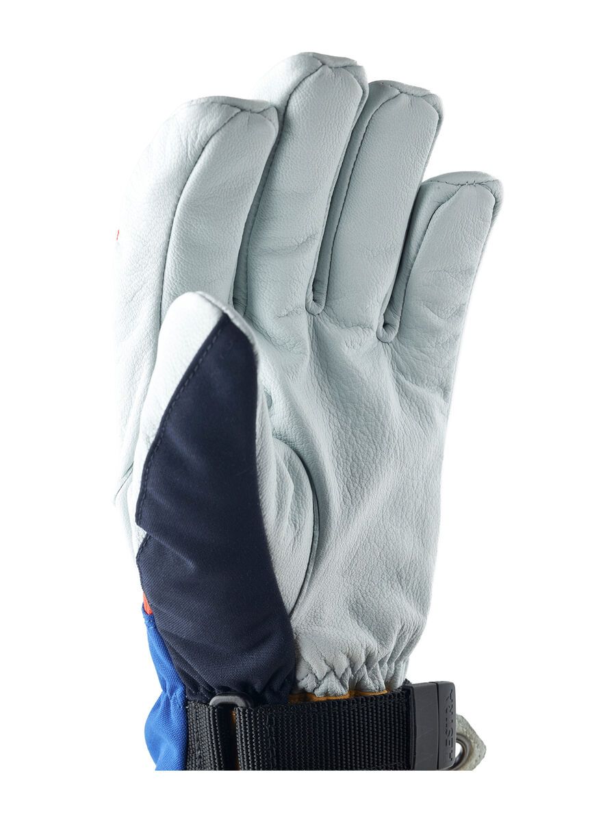 Hestra Army Leather Heli Ski 5 Finger, light red multi - Bild 2
