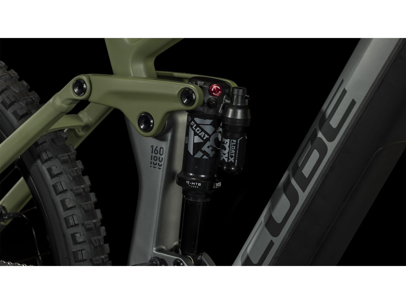 ***2. Wahl*** Cube Stereo Hybrid 160 HPC TM 750 27.5 flashgrey´n´olive - Bild 5