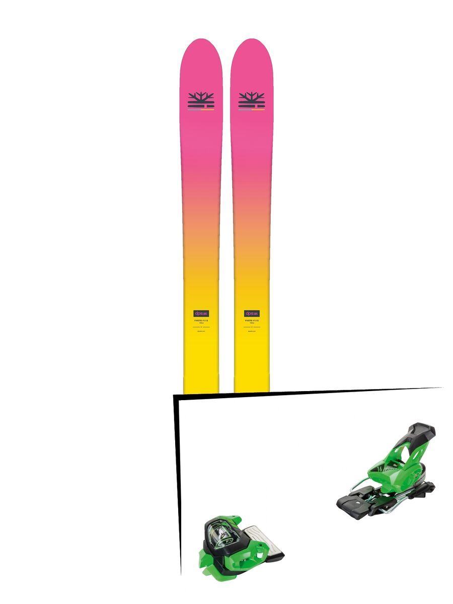 Set: DPS Skis Yvette 112 RP2 Foundation 2018 + Tyrolia Attack² 16 GW green - Bild 1