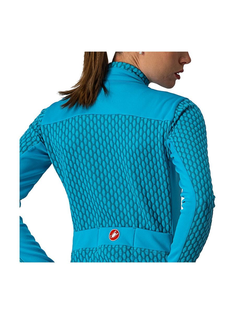 Castelli Sfida 2 Jersey FZ, teal blue/sky blue - Bild 4