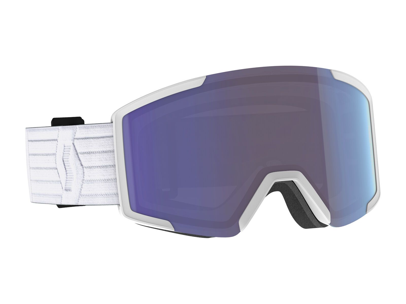 Scott Shield - Enhancer Blue Chrome, white - Bild 1