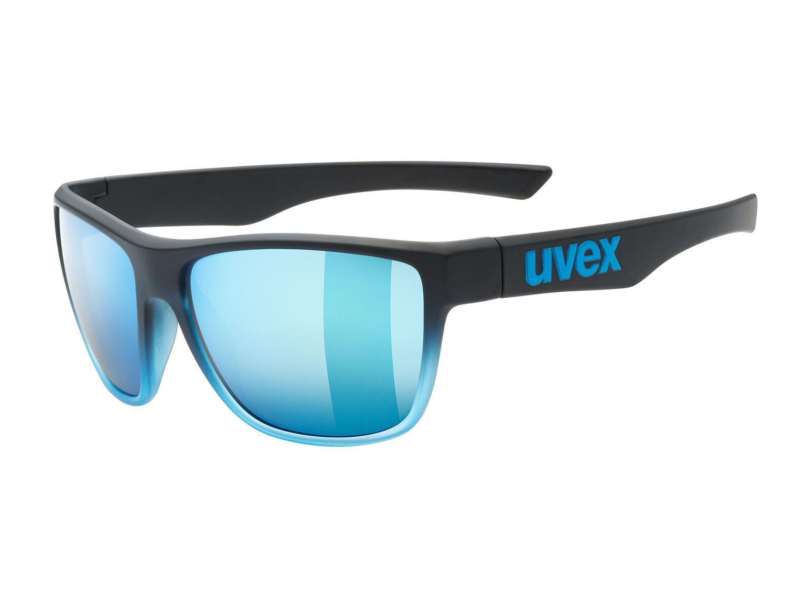 uvex lgl 41, black mat blue/Lens: mirror blue - Bild 1