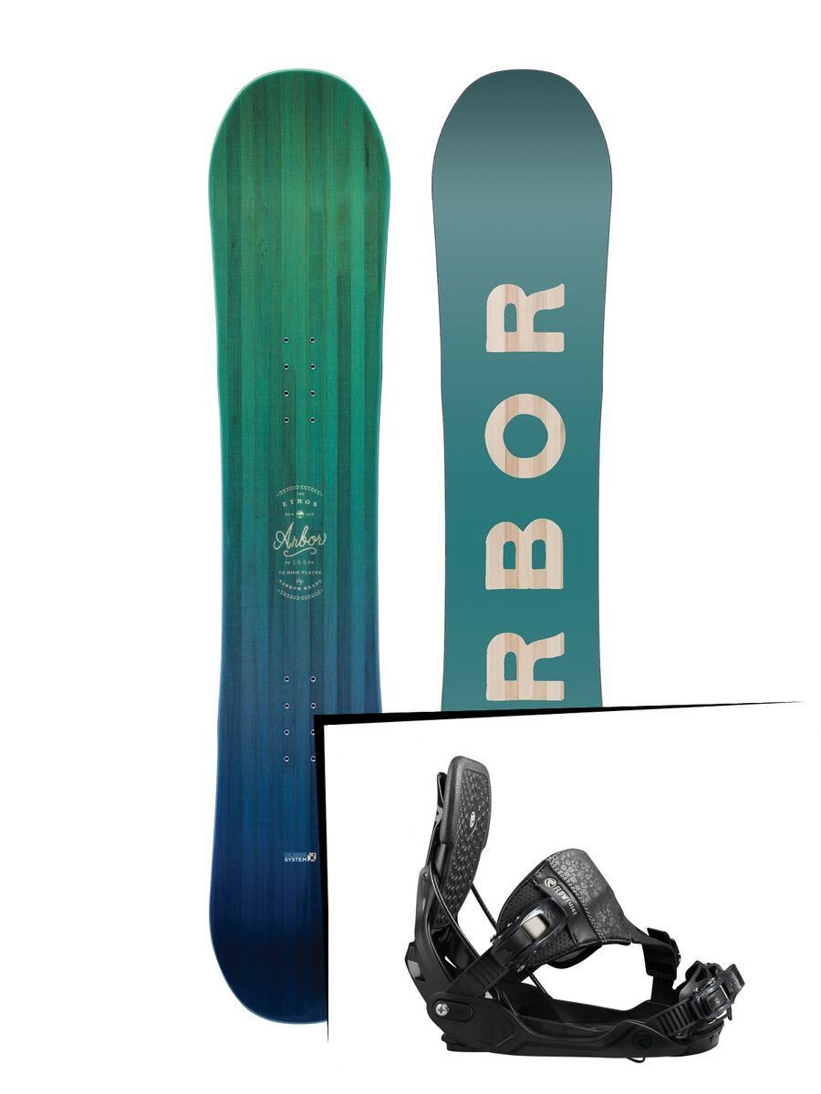 Set: Arbor Ethos 2017 + Flow Minx Hybrid (1718427S) - Bild 1