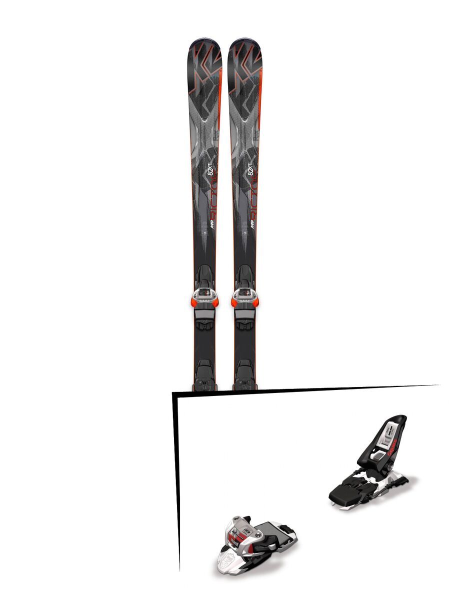 K2 SKI Set: AMP Rictor 82 XTI 2015 + Marker Squire 11 - Bild 1