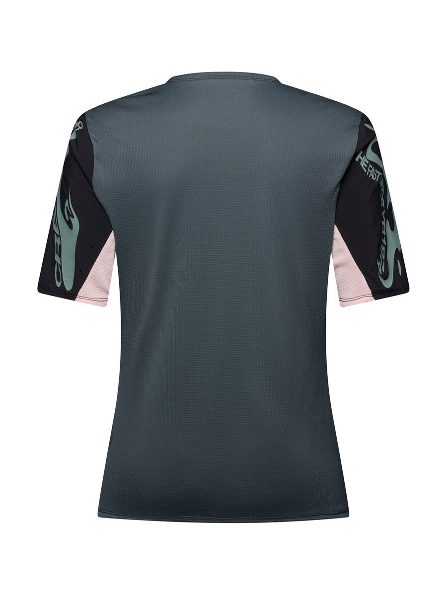 Fox Womens Defend Short Sleeve Jersey Creation, deep cobalt - Bild 2