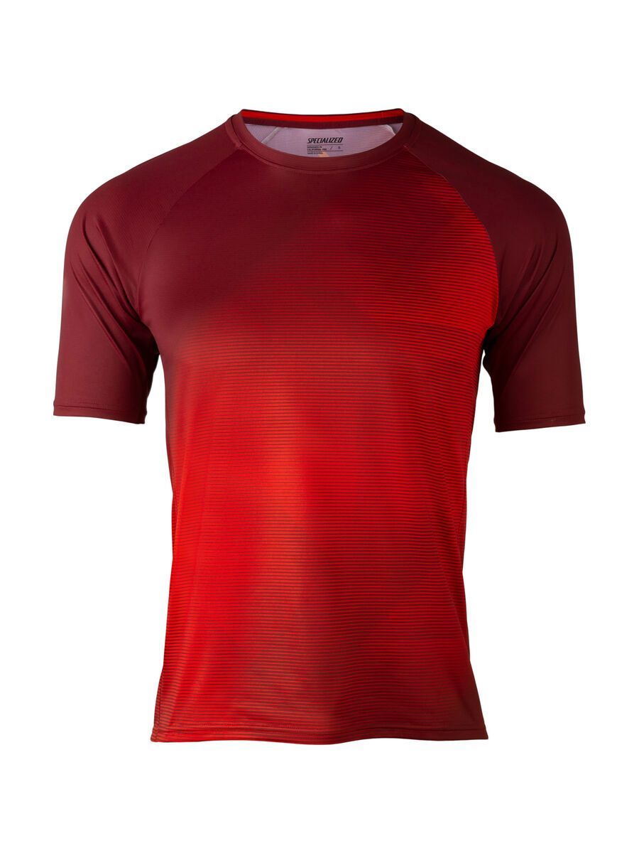 Specialized Enduro Air Shortsleeve Jersey, crimson/rocket red refraction - Bild 2