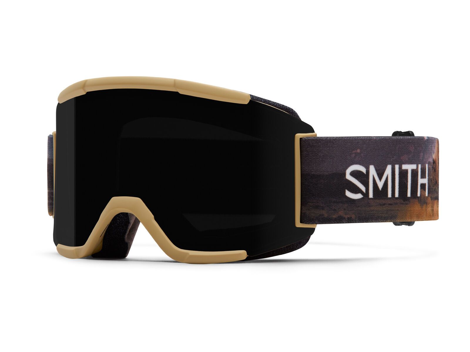 Smith Squad inkl. Wechselscheibe, buffalo/Lens: blackoutyellow - Bild 1