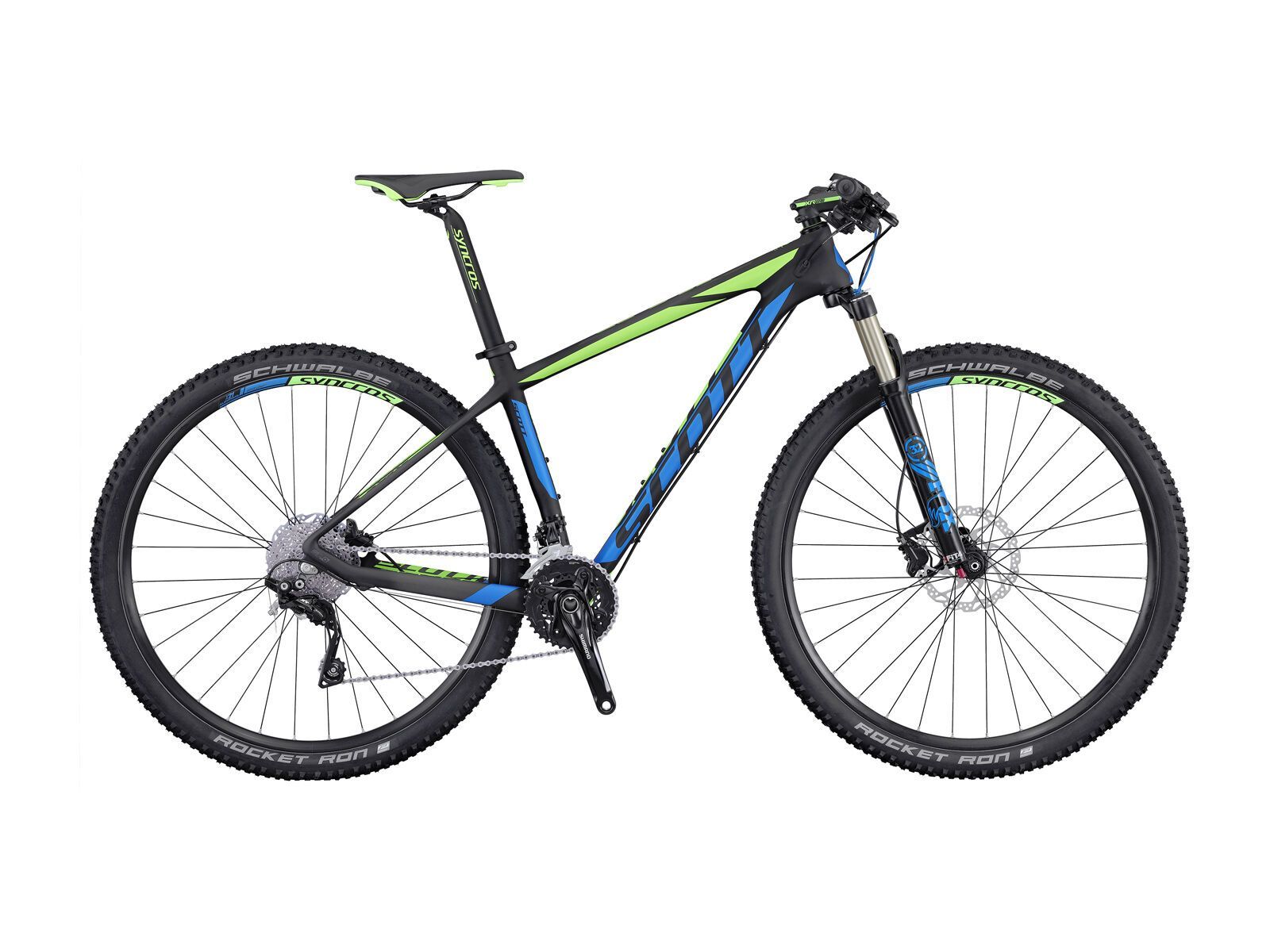 Scott Scale 735, black/blue/green - Bild 1