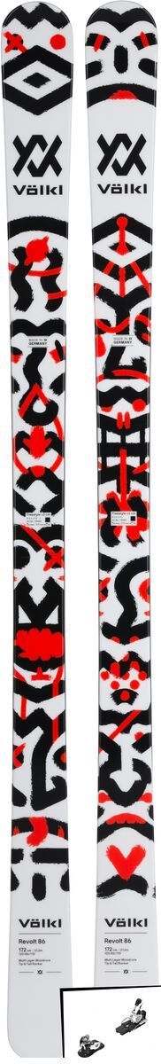 Set: Völkl Revolt 86 2019 + Salomon Warden MNC 13 white/black - Bild 1