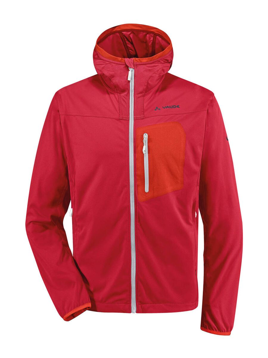 Vaude Men's Durance Hooded Jacket, red - Bild 1