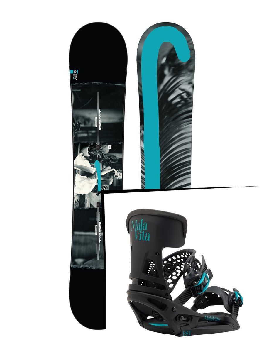 Set: Burton Custom Twin 2017 +  Malavita EST (1712861S) - Bild 1