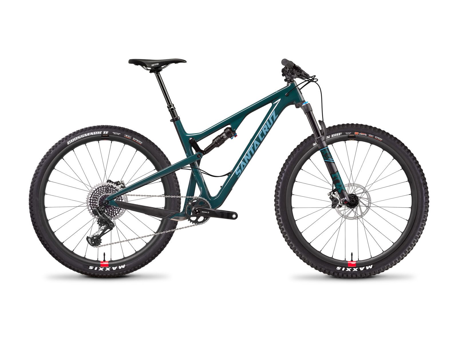 Santa Cruz Tallboy CC X01 Reserve, forest green and baby blue - Bild 1