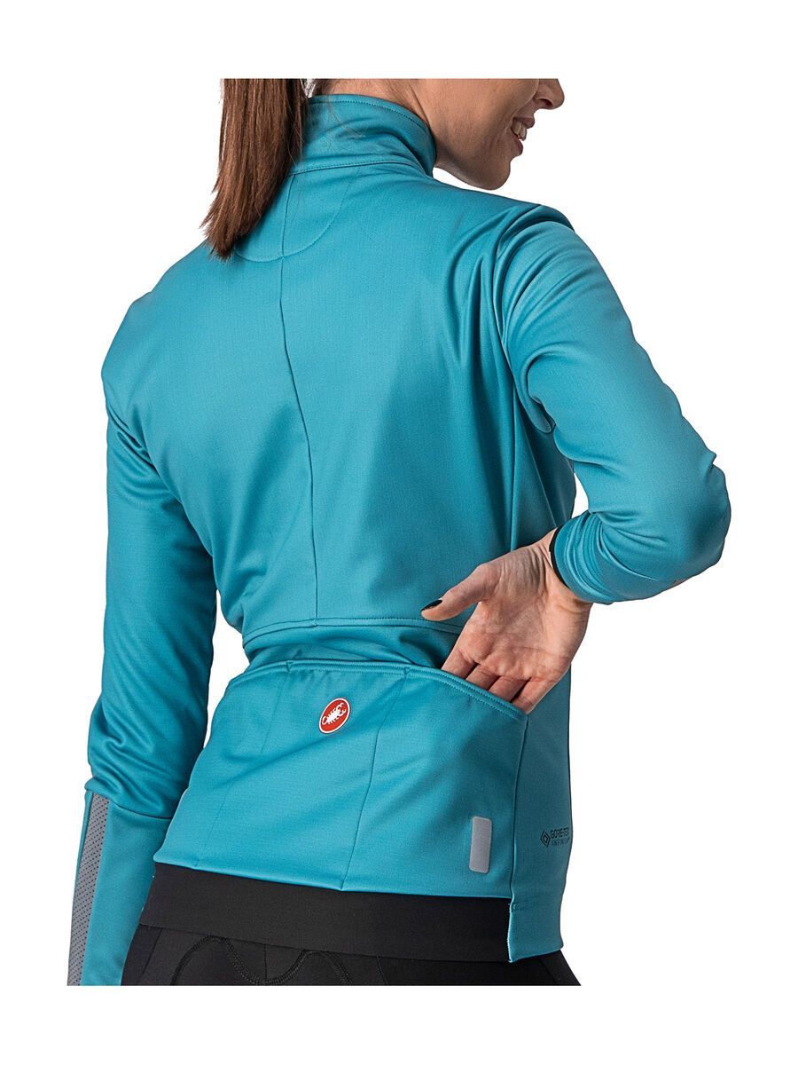 Castelli Dinamica Jacket, teal blue/silver reflex - Bild 3