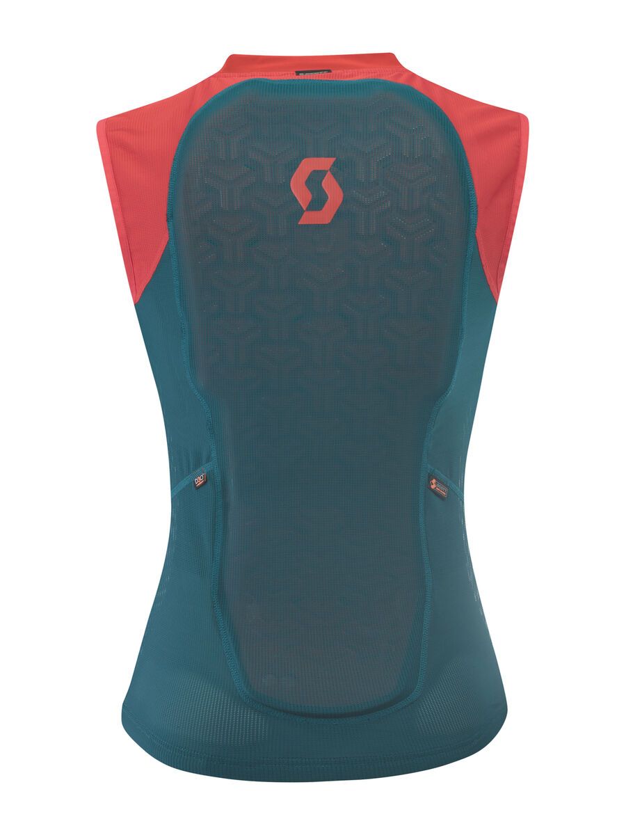Scott Actifit Plus Light Vest Women, dragonfly green/hibiscus red - Bild 2