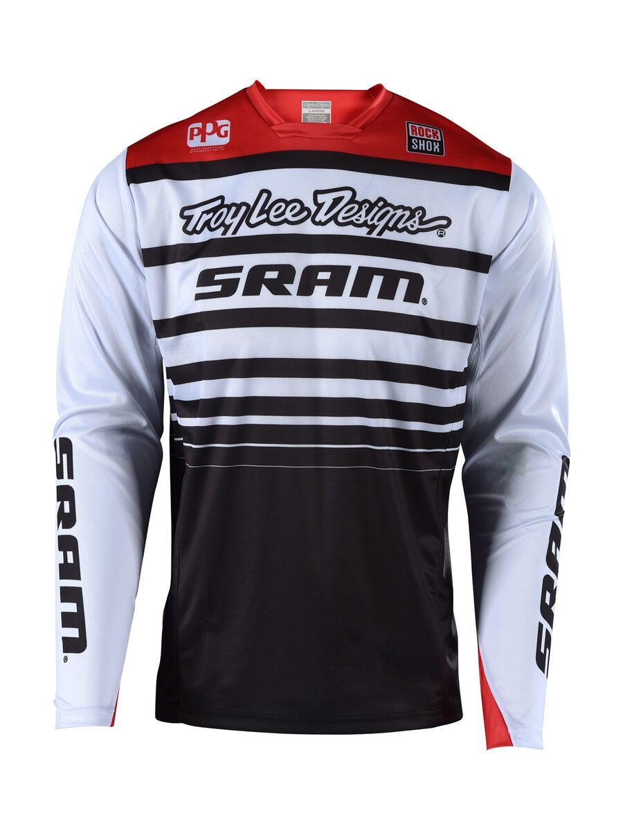 TroyLee Designs Sprint SRAM Jersey, white/black - Bild 3