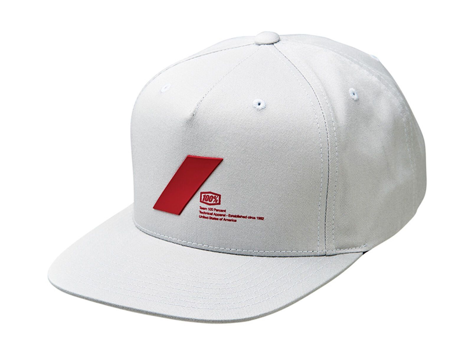 100% Forward LYP Fit Snapback Hat, light grey - Bild 1