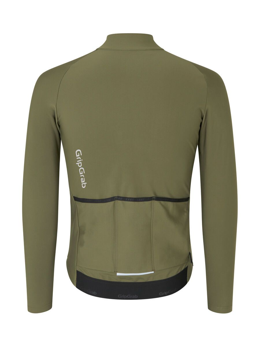 GripGrab PACR Thermal Long Sleeve Jersey, olive green - Bild 3