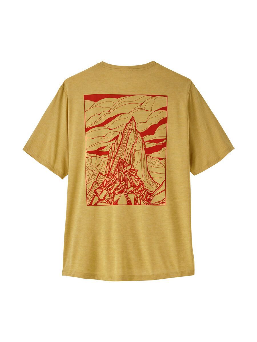 Patagonia Men's Cap Cool Daily Shirt - Cloud Crag, limestone yellow/light limestone yellow x-dye - Bild 2