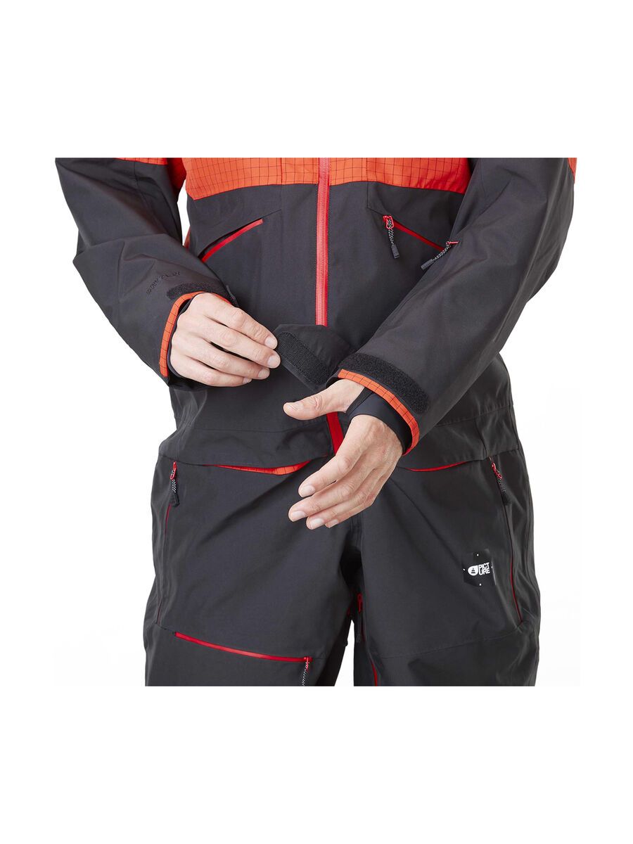 Picture Xplore Suit, orangripstop/black - Bild 7