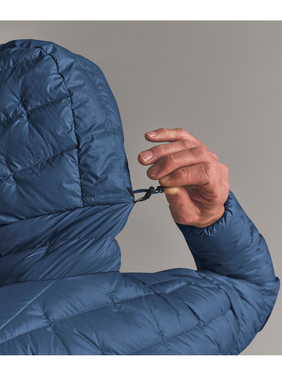 Ortovox DownWool 180 Hooded Jacket M, blue nunatak - Bild 4
