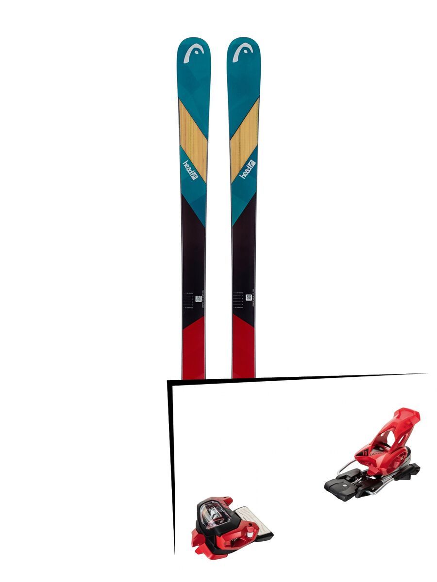 Set: Head Caddy 2019 + Tyrolia Attack² 18 X GW red - Bild 1