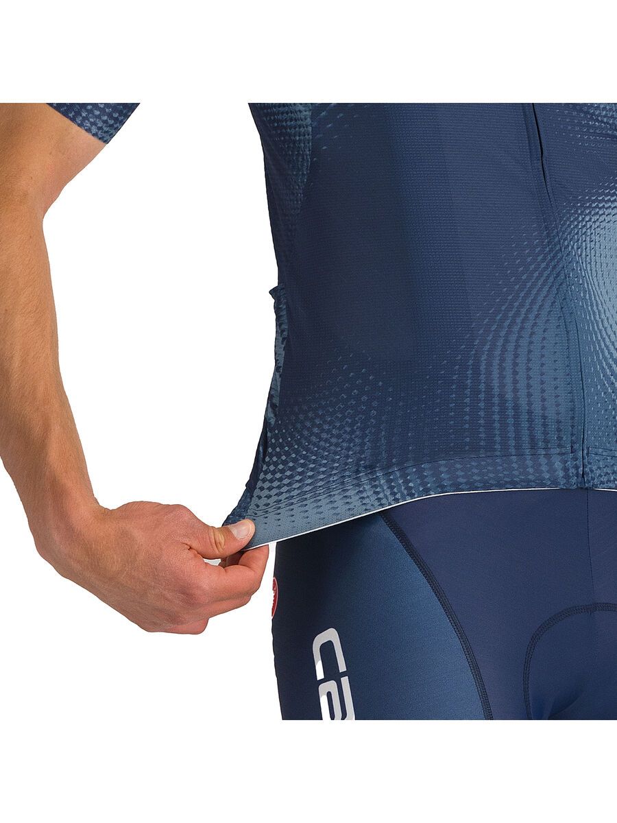 Castelli Vortice Jersey, belgian blue/light steel blue - Bild 5