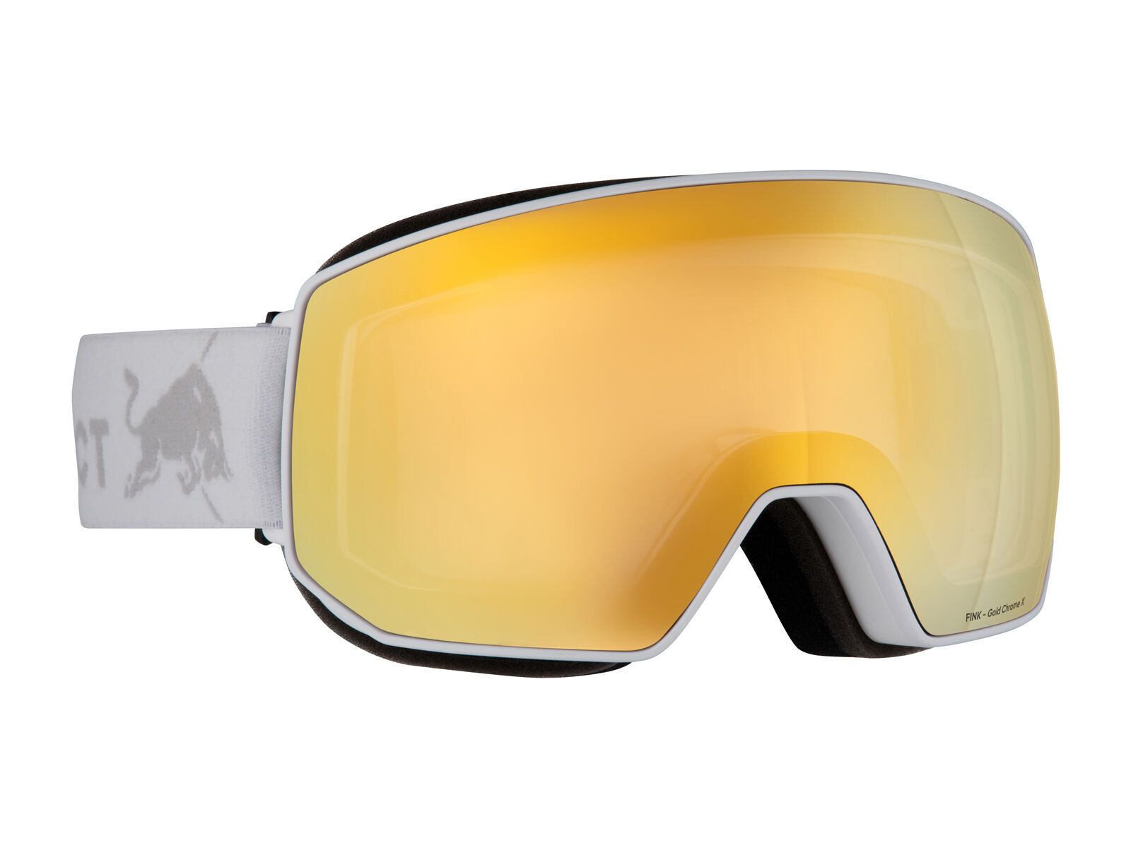 Red Bull Spect Eyewear Fink, Brown-Gold Mirror / white - Bild 1
