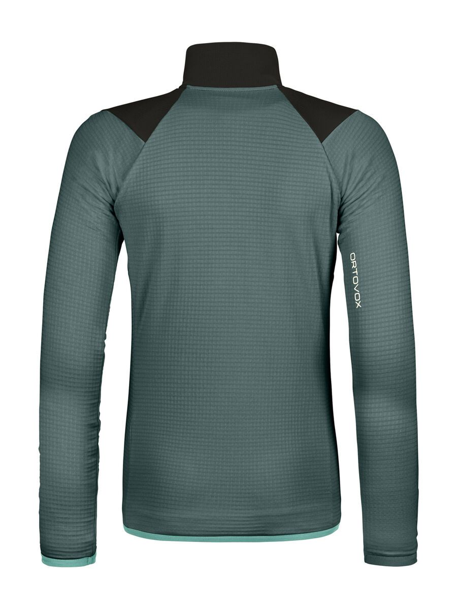 Ortovox Merino Fleece Grid Jacket W, dark arctic grey - Bild 2