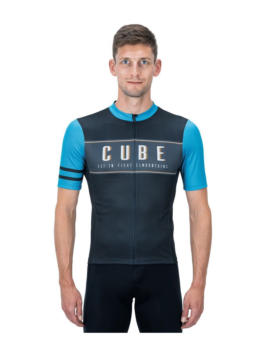 Cube Blackline Trikot Cross, grey´n´blue - Bild 2