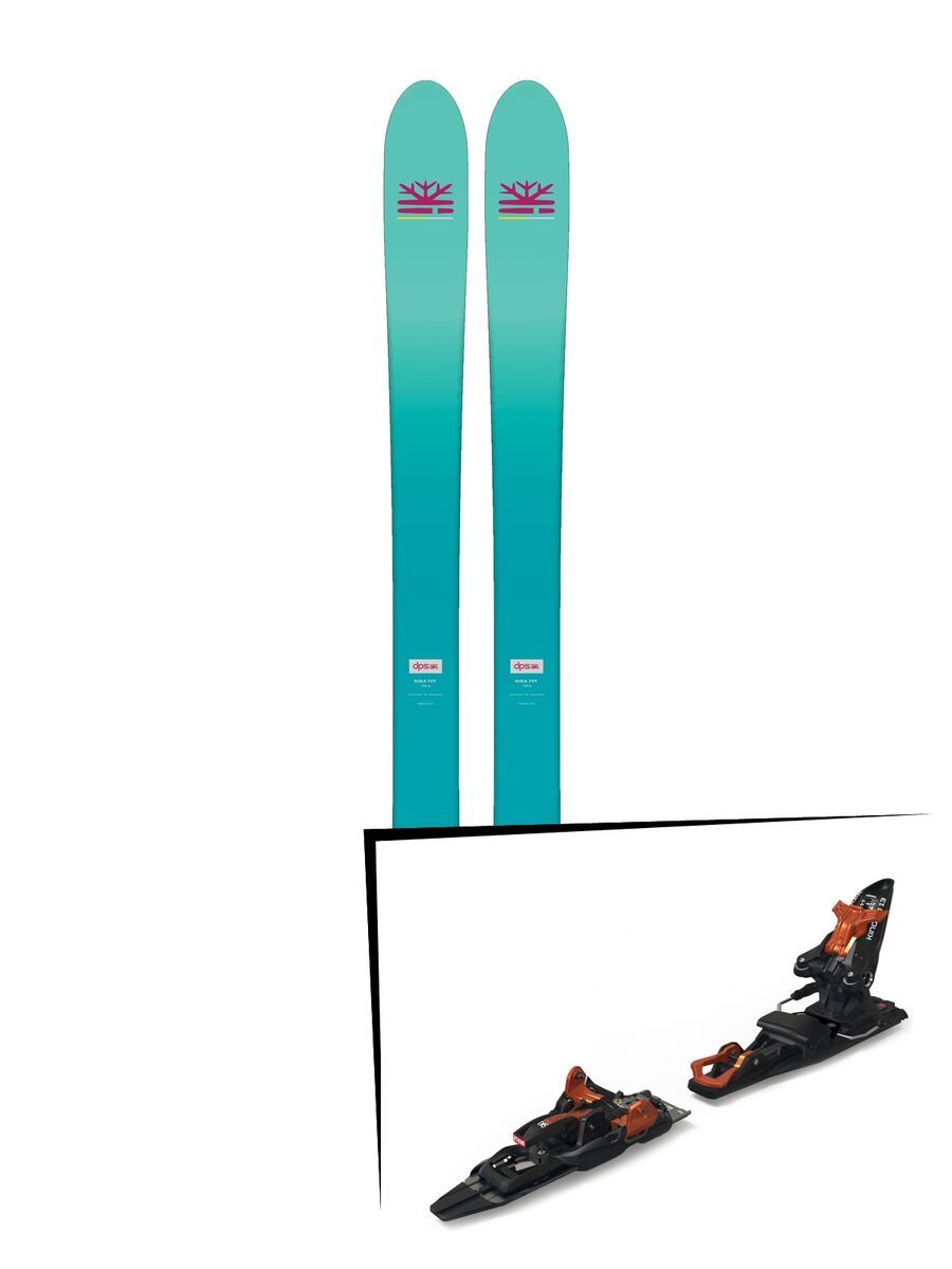 Set: DPS Skis Nina F99 Foundation 2018 + Marker Kingpin 13 Demo black/copper - Bild 1