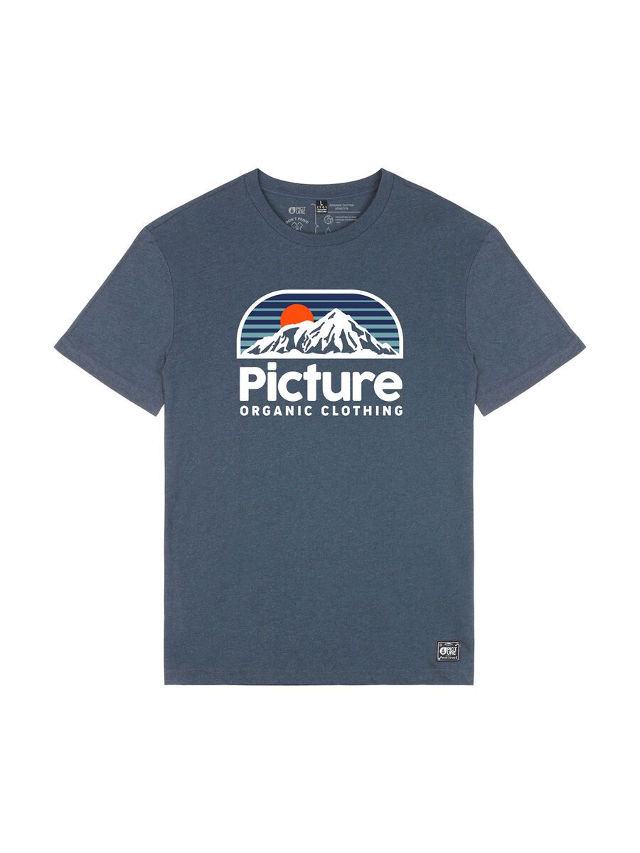 Picture Authentic Tee, dark blue melange - Bild 1